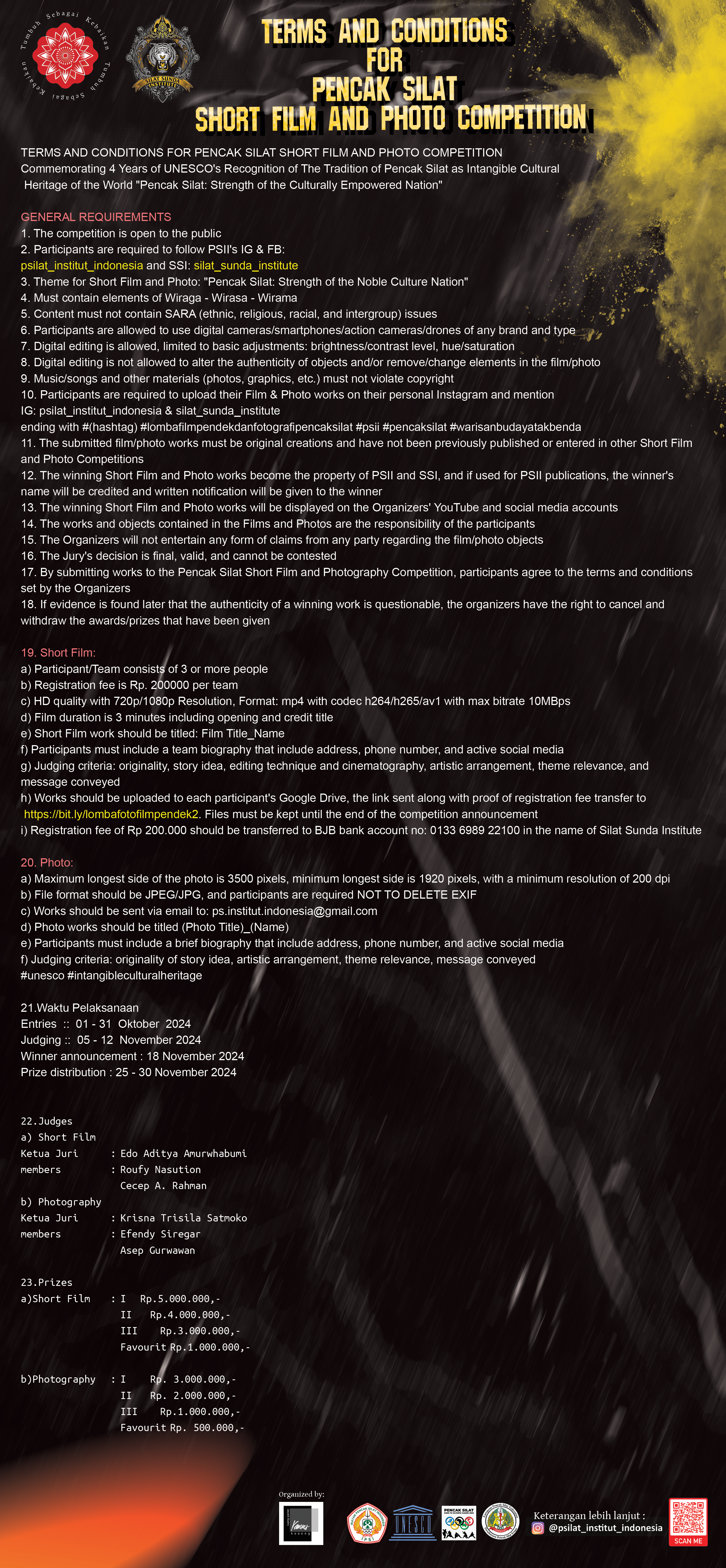 lomba foto film silat sunda institute